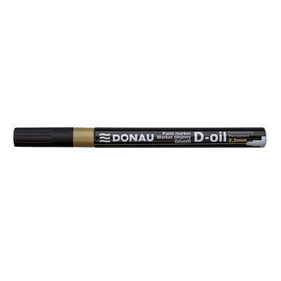 Marker olejowy DONAU D-Oil, okrągły, 2,2mm, złoty