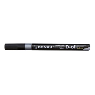 Marker olejowy DONAU D-Oil, okrągły, 2,2mm, srebrny