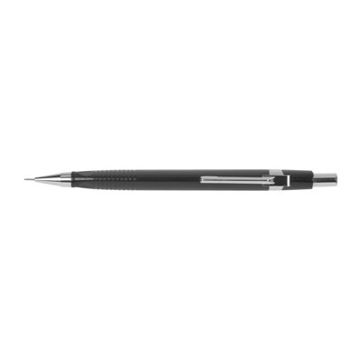 Ołówek automatyczny Q-CONNECT 0,5mm, czarny, GRATIS - grafity