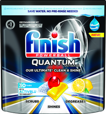 Tabletki do zmywarki FINISH Quantum Ultimate 30 szt., lemon