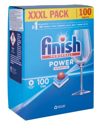 Tabletki do zmywarki FINISH Power Essential, 100szt., fresh