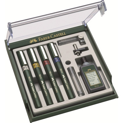 Zestaw tuszografów Faber Castell TG1 S