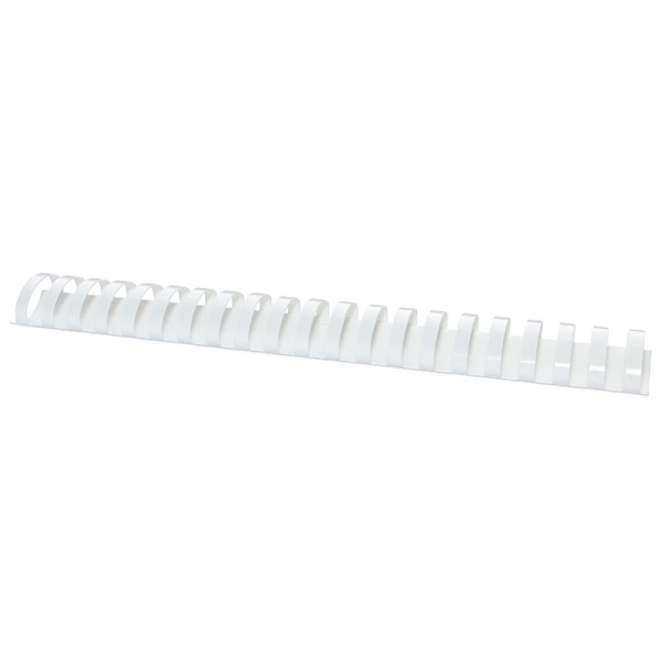 Grzbiety do bindowania Office Products, A4, 38mm (350 kartek), 50 szt. białe