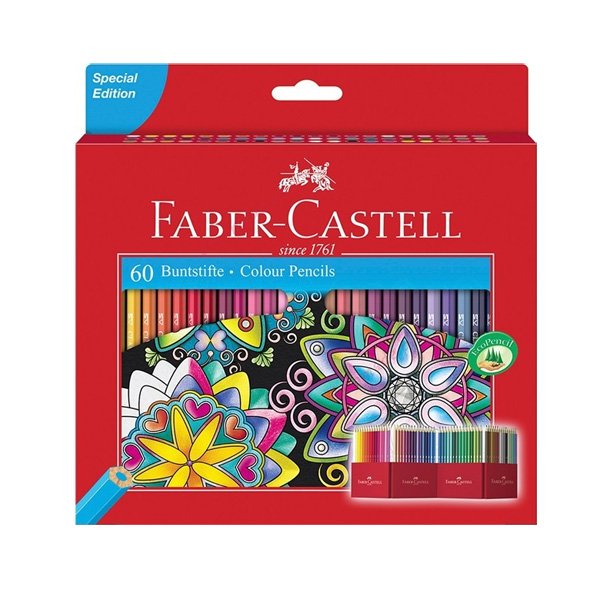 Kredki sześciokątne 60 szt Faber Castell