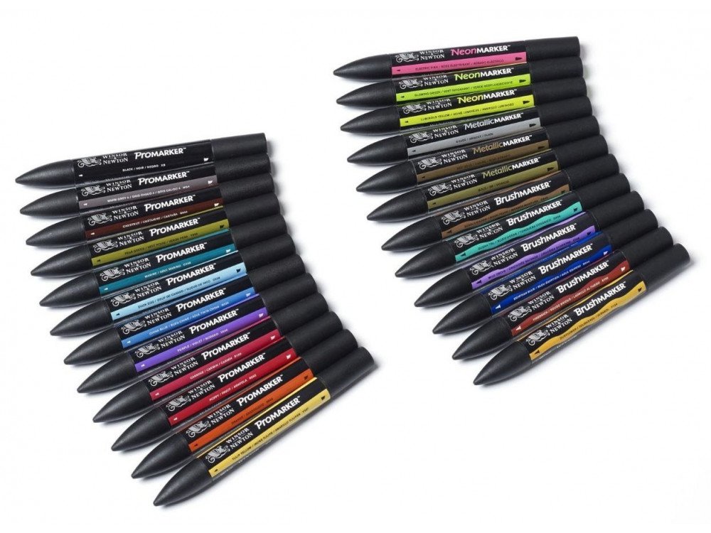 Zestaw ProMarker, 24 kolory, Winsor&Newton