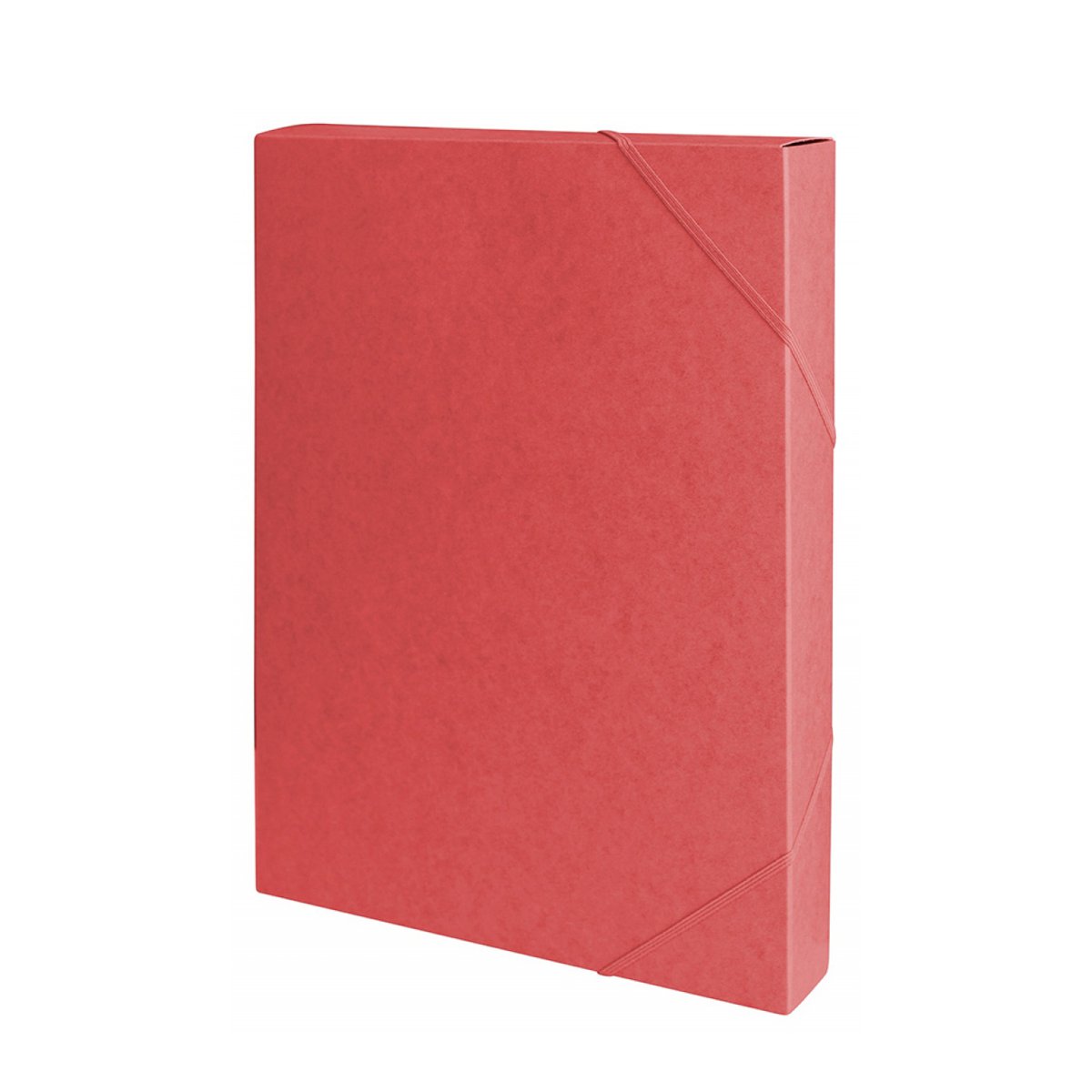 Teczka z gumką przestrz. OFFICE PRODUCTS, preszpan, A4/40, 450gsm, czerwona