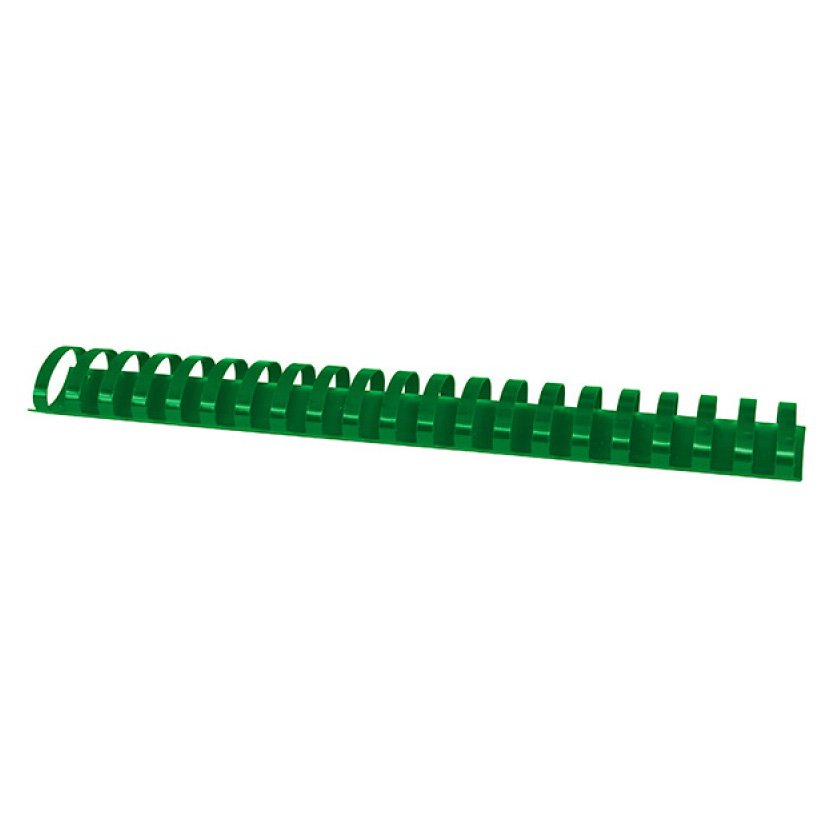 Grzbiety do bindowania OFFICE PRODUCTS, A4, 38mm (350 kartek), 50 szt., zielone