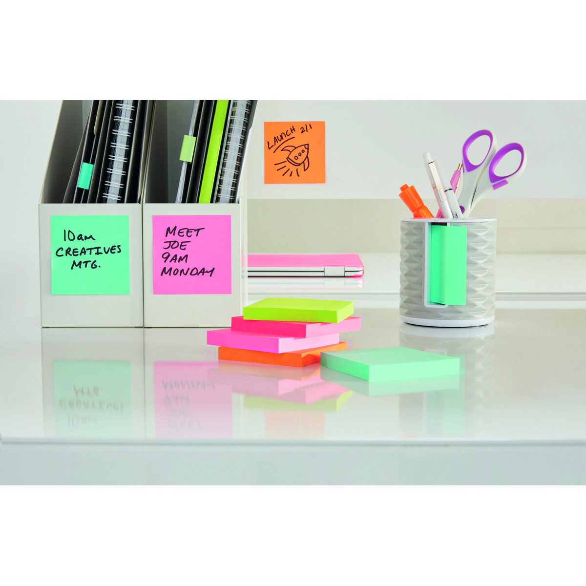 Karteczki samoprzylepne Post-it®, ENERGETIC, 38x51mm, 12x100 kart.