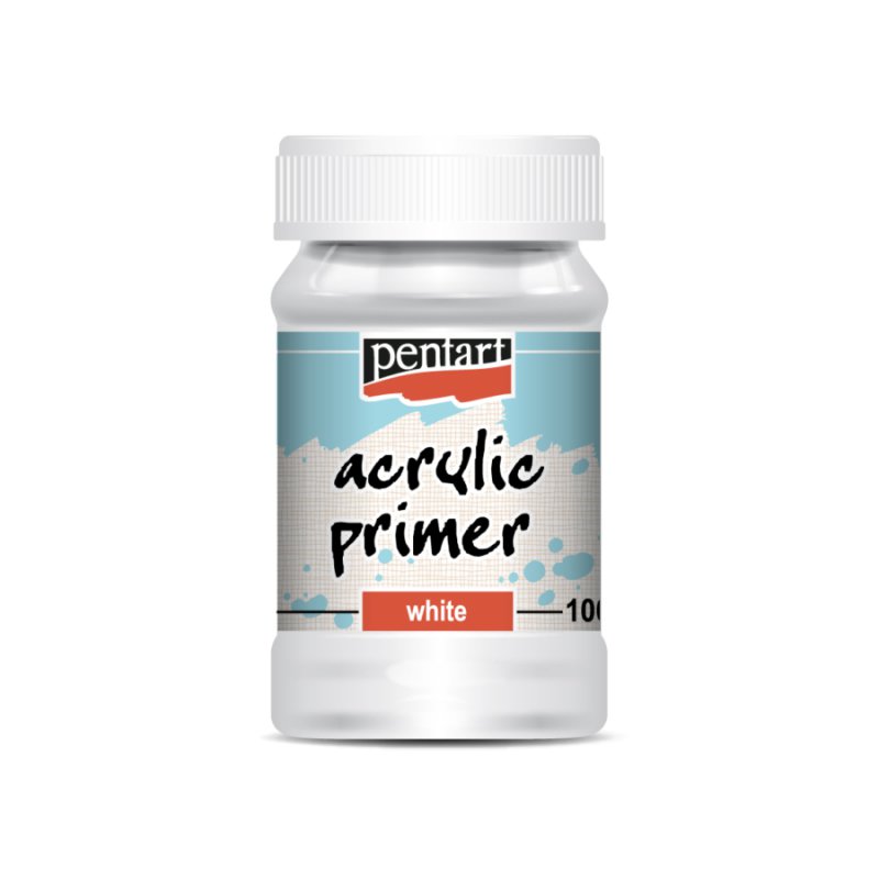Pentart Podkład akrylowy Acrylic Primer Biały 100ml