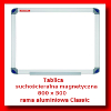 Tablica suchościeralna magnetyczna 800 x 500, rama aluminiowa Classic