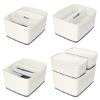 MyBox - pojemnik duży z pokrywką, biało-szary