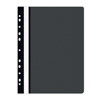 Skoroszyt OFFICE PRODUCTS, PP, A4, miękki, 25 szt. wpinany, czarny