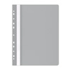 Skoroszyt OFFICE PRODUCTS, PP, A4, miękki, 25 szt, wpinany, szary