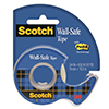 Taśma klejąca SCOTCH Wall-Safe bezpieczna dla ścian na podajniku 19mm 16,5m transparentna