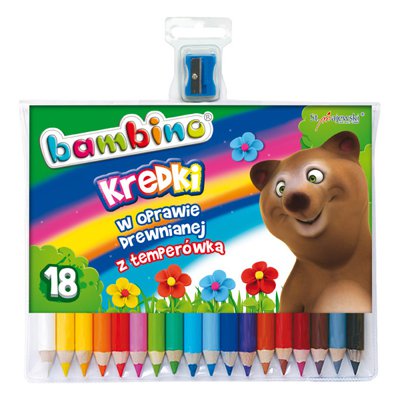 Kredki bambino 18 kolorów 