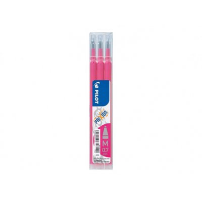 Pilot, Wkład do pióra kulkowego, Frixion Ball Medium, różowy, 3 szt.