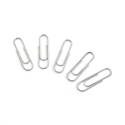 Spinacze okrągłe OFFICE PRODUCTS, 28mm, 100szt., srebrne