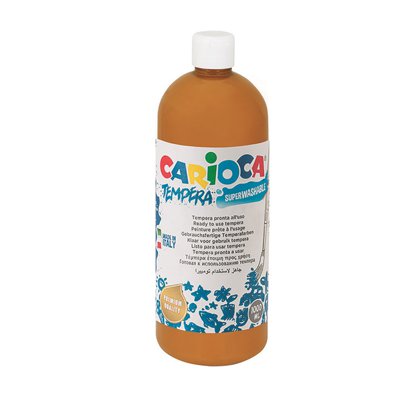 Farba Carioca tempera 1000 ml brąz jasny (KO03/20)
