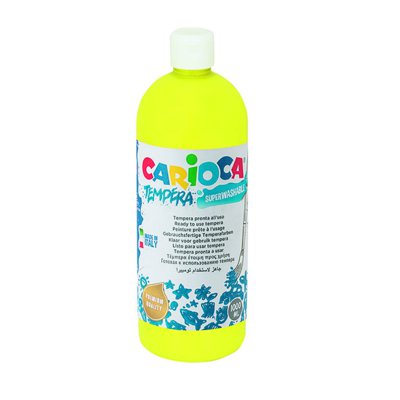 Farba Carioca tempera 1000 ml żółta cytrynowa (KO03/02)