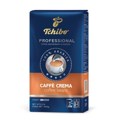 Kawa TCHIBO, PROFESSIONALE CAFFE CREMA 100 % ARABICA, ziarnista, 1000 g