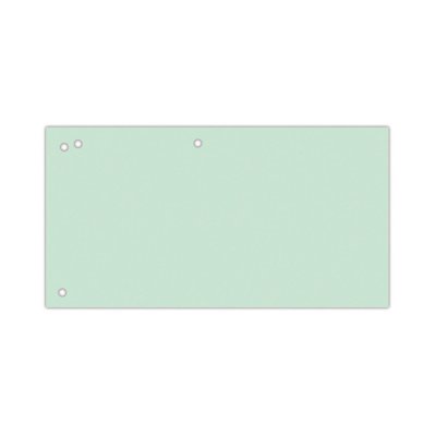 Przekładki OFFICE PRODUCTS, karton, 1/3 A4, 240x105mm, 100szt., zielone