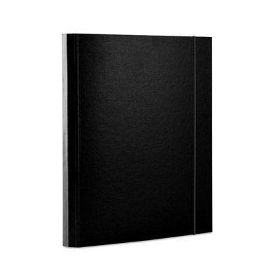 Teczka z gumką OFFICE PRODUCTS, PP, A4/30, 3-skrz., czarna