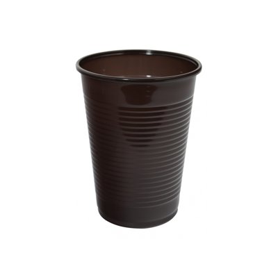 Kubek plastikowy OFFICE PRODUCTS, termiczny, 200ml, 100 szt., brązowy