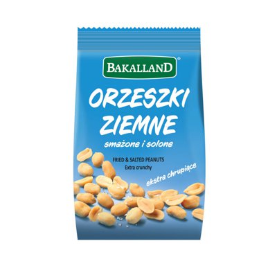 Orzeszki ziemne smażone i solone, Bakalland, 240gr