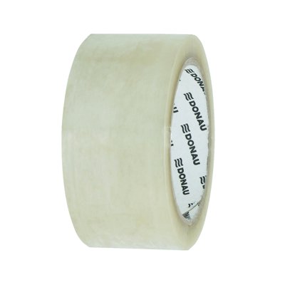 Taśma pakowa DONAU Solvent , 48mm, 60m, 42mikr., transparentna