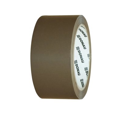 Taśma pakowa DONAU Solvent , 48mm, 60m, 42mikr., brązowa