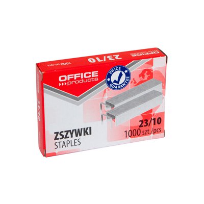 Zszywki OFFICE PRODUCTS, 23/10, 1000szt.