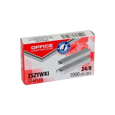 Zszywki OFFICE PRODUCTS, 24/8, 1000szt.