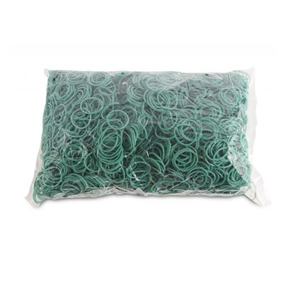 Gumki recepturki OFFICE PRODUCTS, średnica 25mm, 1,5x1,5mm, 60% kauczuku, 1000g, zgrzewka, zielone