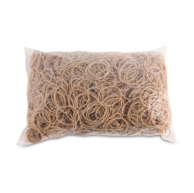 Gumki recepturki OFFICE PRODUCTS, średnica 40mm, 1,5x1,5mm, 60% kauczuku, 1000g, zgrzewka, naturalne