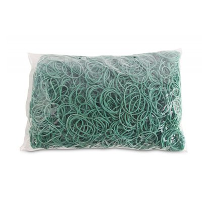 Gumki recepturki OFFICE PRODUCTS, średnica 50mm, 1,5x1,5mm, 60% kauczuku, 1000g, zgrzewka, zielone