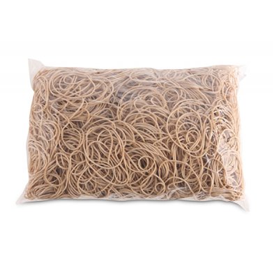 Gumki recepturki OFFICE PRODUCTS, średnica 50mm, 1,5x1,5mm, 60% kauczuku, 1000g, zgrzewka, naturalne