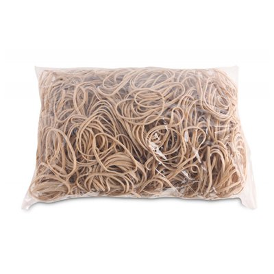 Gumki recepturki OFFICE PRODUCTS, średnica 50mm, 1,5x3mm, 60% kauczuku, 1000g, zgrzewka, naturalne