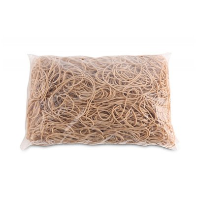 Gumki recepturki OFFICE PRODUCTS, średnica 80mm, 1,5x1,5mm, 60% kauczuku, 1000g, zgrzewka, naturalne