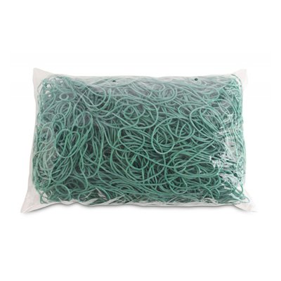 Gumki recepturki OFFICE PRODUCTS, średnica 100mm, 1,5x1,5mm, 60% kauczuku, 1000g, zgrzewka, zielone