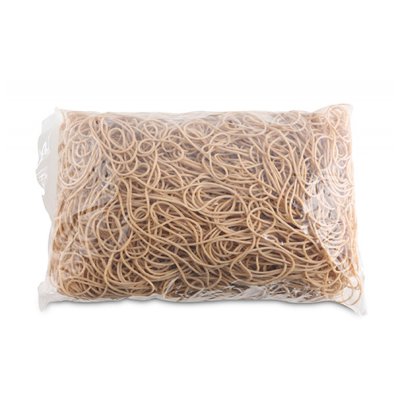Gumki recepturki OFFICE PRODUCTS, średnica 100mm, 1,5x1,5mm, 60% kauczuku, 1000g, zgrzewka, naturalne