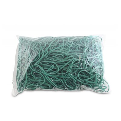 Gumki recepturki OFFICE PRODUCTS, średnica 130mm, 1,5x3mm, 60% kauczuku, 1000g, zgrzewka, zielone