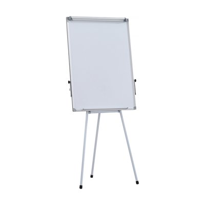 Flipchart na trójnogu OFFICE PRODUCTS, 70x100cm, tablica suchoś. -magn., aluminiowa rama, z wyciąganymi ramionami