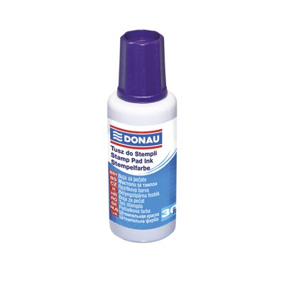 Tusz do pieczątek DONAU, 30ml, fioletowy