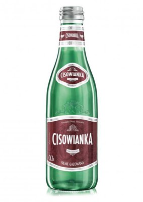 Woda CISOWIANKA 0.3l Silny Gaz szkło 