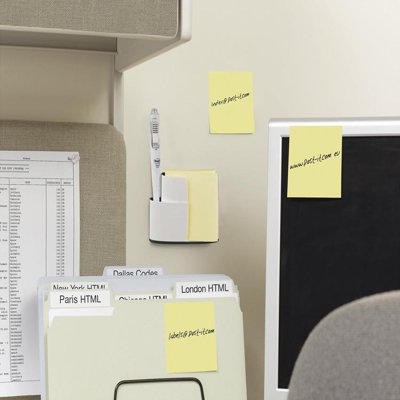 Karteczki samoprzylepne Post-it Super Sticky Żółte 48x48mm 12x90 karteczek