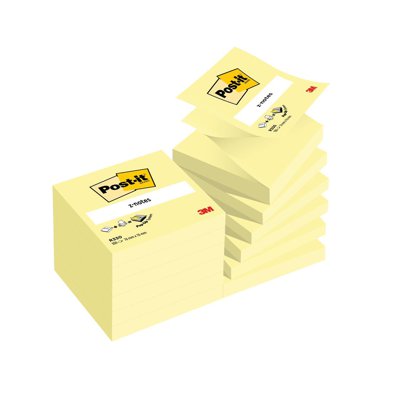 Bloczki samoprzylepne Postit® ZNotes żółte 76mmx76 mm 