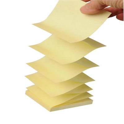 Bloczki samoprzylepne Postit® ZNotes żółte 76mmx76 mm 