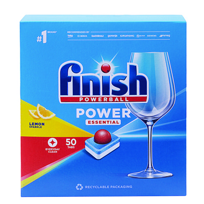 Tabletki do zmywarki FINISH Power Essential, 50szt., lemon