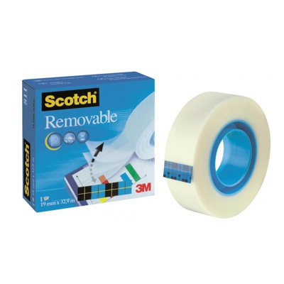Taśma biurowa, do repozycjonowania SCOTCH® Removable (811)
