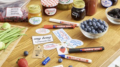 Marker do flipchartów e-31 EDDING ecoline, 1,5-3 mm, 4 szt., mix kolorów